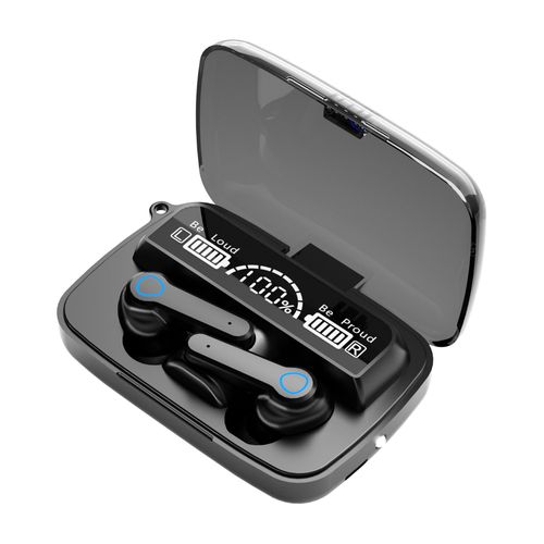 M19 couteurs sans fil Bluetooth touch cran numrique grand cran intelligent noir [commutation de synchronisation primaire et secondaire 5.1 + lampe de poche + recharge de tlphone portable d'urgence]