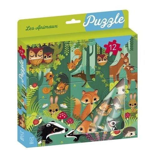 Ma Boite A Puzzle 12p Animaux   de XXX 