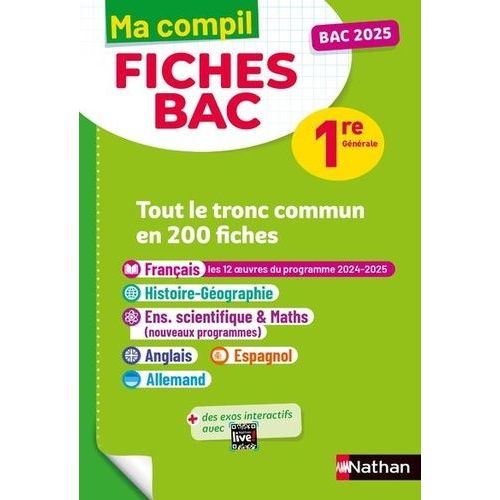 Tout Le Tronc Commun En 200 Fiches 1re Gnrale    Format Grand Format 