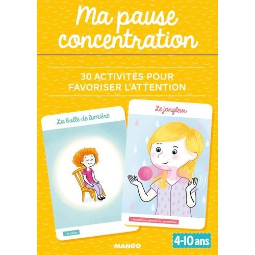 Ma Pause Concentration - 30 Activits Pour Favoriser L'attention   de Pavy Pascale  Format Bote 