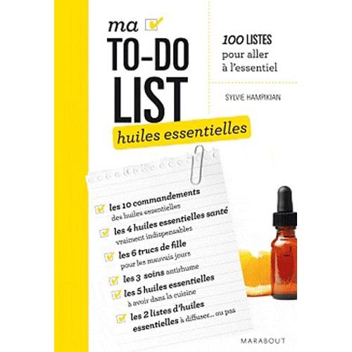 Ma To-Do List Huiles Essentielles   de Sylvie Hampikian  Format Broch 