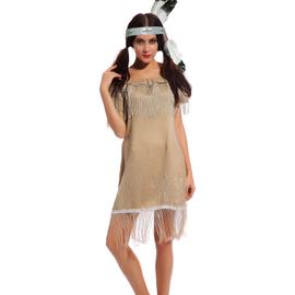 38-40 maboobie Deguisement Robe Amérindienne Princesse Femme Adult Robe Pocahontas L 
