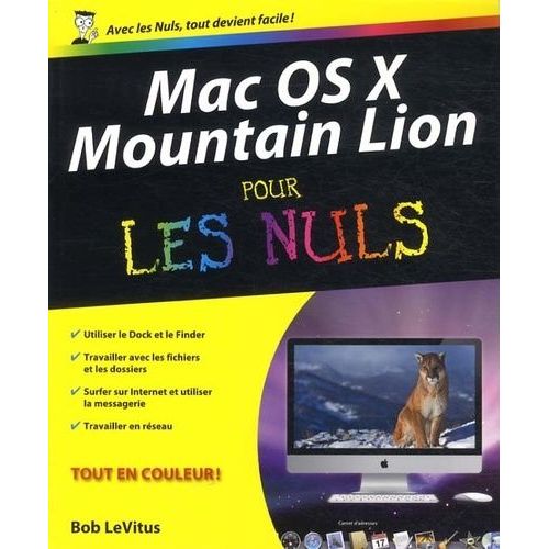 Mac Os X Mountain Lion Pour Les Nuls    Format Reli 