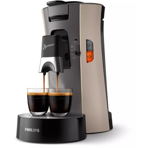 Machine  caf  dosettes Philips SENSEO Select CSA240/31 Nougat et gris cachemire
