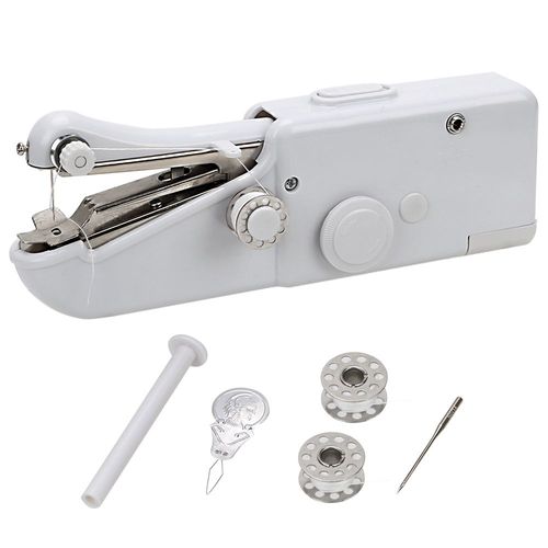 Machine  Coudre lectronique Domestique Portable Sans Fil, Mini Machine  Coudre Manuelle Pour Vtements Et Tissus, Couture Rapide, Travaux D'aiguille