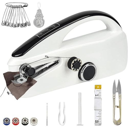 Machine  Coudre Manuelle,Mini Machine  Coudre lectrique Portable,Deux Modes,Coutures Rapides,Mini Machine  Coudre lectronique Pour Dbutants,Adultes,Facile  Utiliser Pour Tissus,.[Y1248]