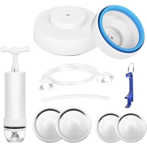 Machine  Emballer Sous Vide Usb 11 Pices, Kit D'Accessoires De Mise Sous Vide De Scurit, Appareil De Scellage De Bote  Col Large, Scelleur Sous Vide Usb