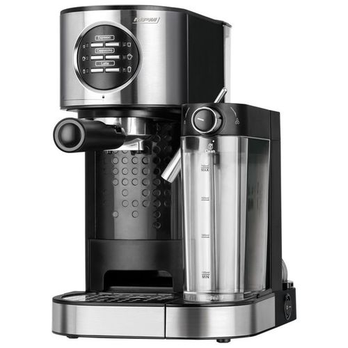 Machine  espresso et cappuccino 15 bars, rservoir de lait chauffant 0,7 Litre 1470W MPM MKW-07M