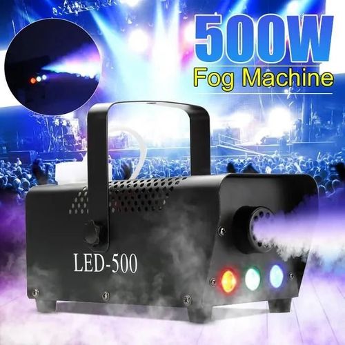 Machine  fumee 500W avec tlcommande LED RGB portable pour scne soire mariage fte