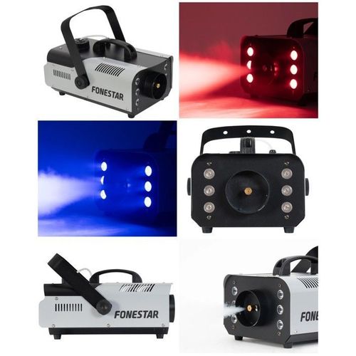 Machine  fume 900W 6 X 3W LED RGB Effets lumineux RGB + TELECOMMANDE