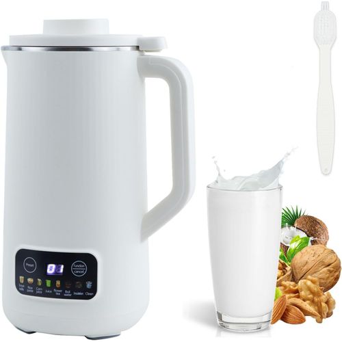 Machine  Lait Vgtaux, Machine  Lait De Noix Machine De Lait De Soja Avec 10 Lames Dmarrage Diffr/Maintien Au Chaud/Autonettoyant Blender Chauffant Pour Noix Soja Et Crales[MIN5282370]