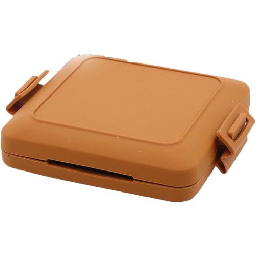 Machine  Sandwich Pour Micro-Ondes Avec Sangles Rglables En Silicone Sans Fil (Orange, Taille Unique)