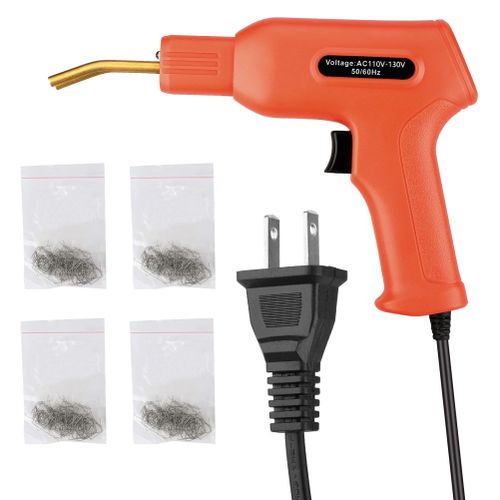 Machine A Souder Plastique Standard Americaine 50 W, Kit De Reparation De Pare-Chocs De Voiture Avec Agrafes, Kit De Reparation De Plastique Avec Agrafeuse A Chaud