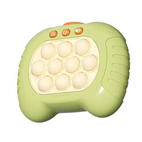 Machine de jeu Pop multi-modes, exercice de memoire, amelioration de la coordination oil-main, decompression, jouet de jeu Push Pop, couleur avocat