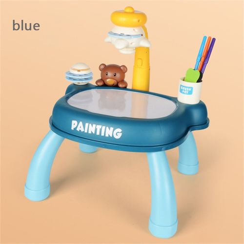 Machine De Projection En Plastique, Table Rinscriptible, Planche  Dessin De Peinture Pour Bb, Table D'Apprentissage De Projecteur, Jouets ducatifs Pour Enfants 1ml