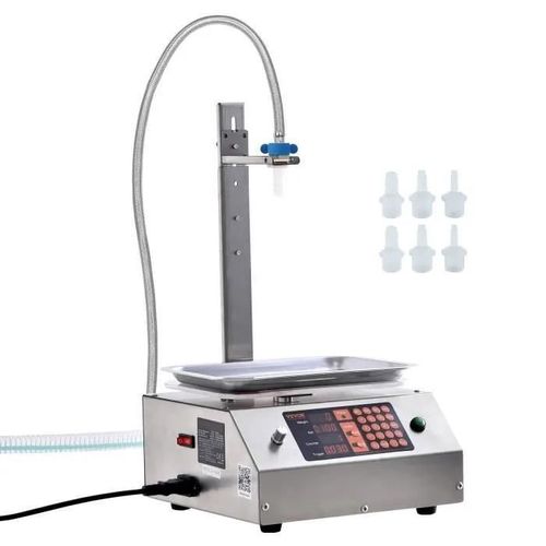 Machine De Remplissage Liquide - Vevor - 26 X 26,3 X 13 Cm,7,8 Kg,Acier Inoxydable 201,Capacit De Pesage 30-15000 G