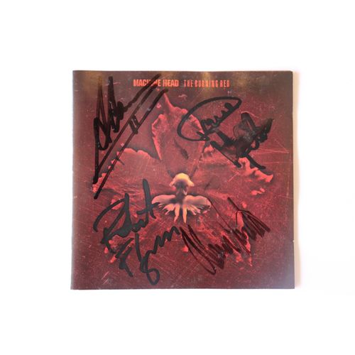 Machine Head - The Burning Red - Ddicac Par 4 Membres Du Groupe (Autographe)