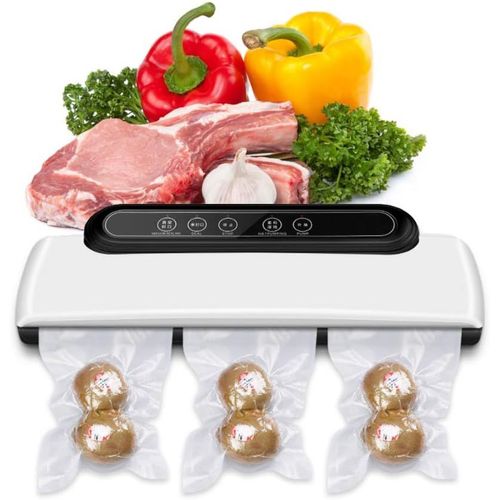Machine Sous Vide Automatique, Appareil De Mise Sous Vide Scellant Machine D'Emballage  Sec Moist, Mise Sous Vide Et Scellage Pour Conservation Des Aliments Viandes Lgumes Fruits