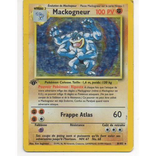 Mackogneur 100pv 1ere Edition Holographique 8/102 Set De Base