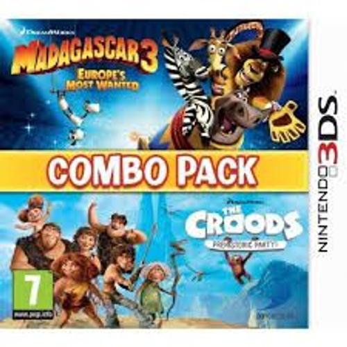 Madagascar 3 + Les Croods 3ds Combo Pack