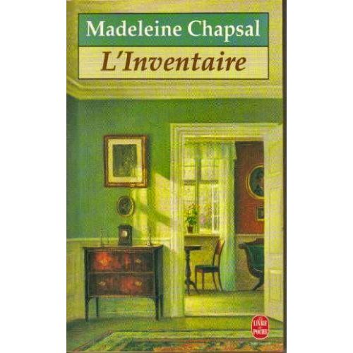 L'inventaire   de madeleine chapsal  Format Beau livre 