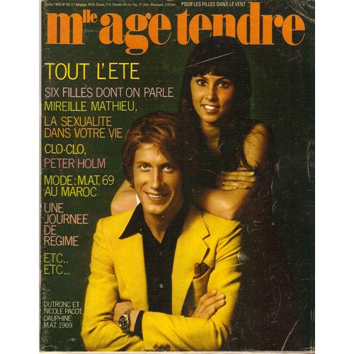 Mademoiselle Age Tendre N 56 Du 01/07/1969