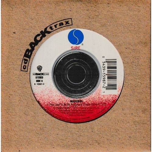 Madonna This Used To Be My Playground & Hanky Panky. (P) 1992 Sire Records Co.  Warner Bros Records Inc. Made In U.S.A. Cd Rare. American Edition. Single De 4 Tracks. Cardsleeve. Cd Back Trax.