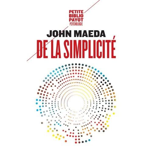 De La Simplicit   de Maeda John  Format Poche 
