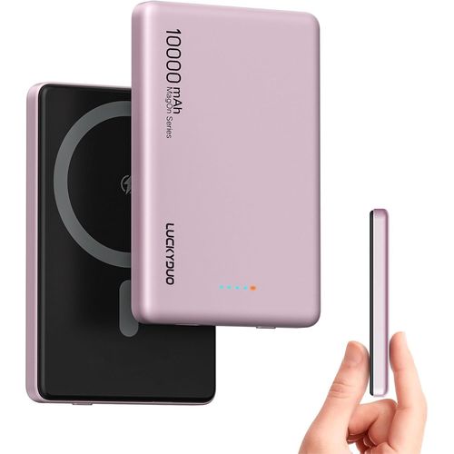 Mag-Safe Power Bank 10 000 Mah, Batterie Externe Magntique Sans Fil Ultra Fine De 0,47 Pouces, Pour Chargeur Portable Magsafe, Pd 20 W Usb-C Charge Rapide Pour Iphone Srie 15/14/13/12