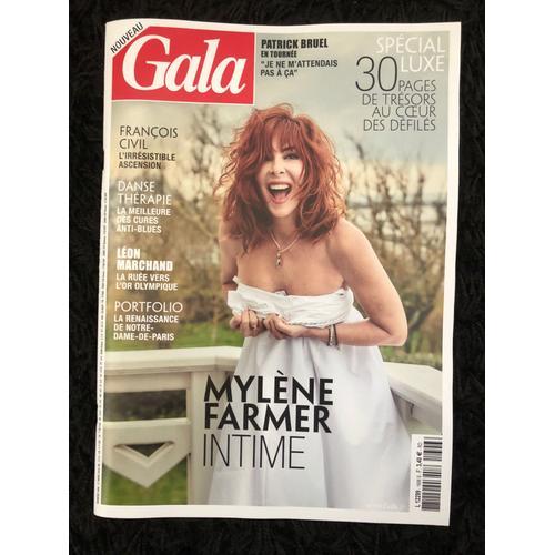 Magazine Gala N 1606 - Mylne Farmer Intime - Mars 2024