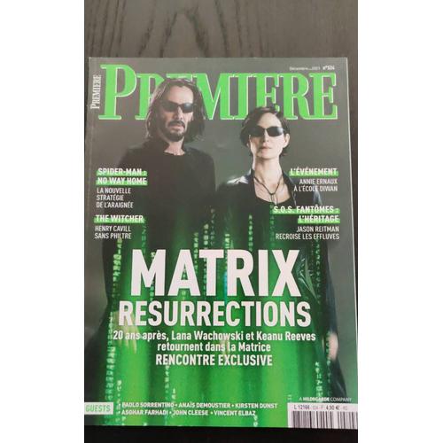 Magazine Premire N524 Matrix Resurrections