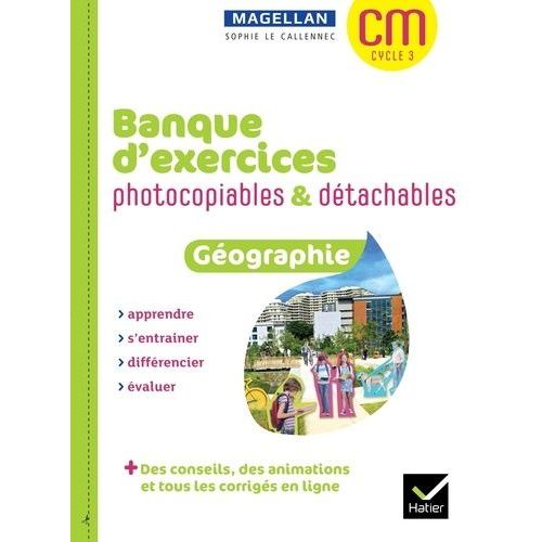 Gographie Cm Magellan - Banque D'exercices Photocopiables & Dtachables    Format Non Precis 