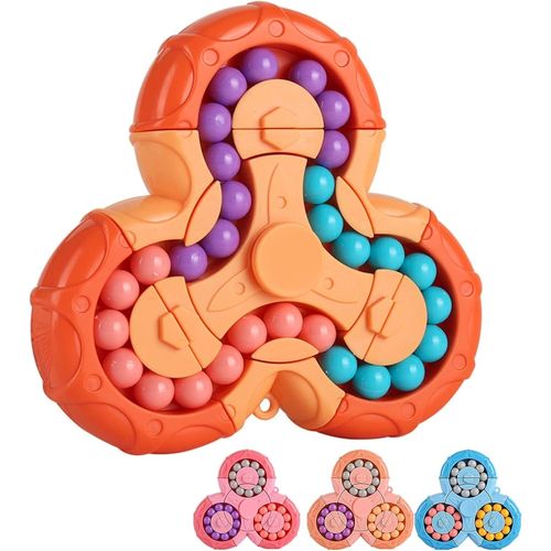 Magic Bean Cube rotatif - Puzzle cratif  main, jouet ducatif de dcompression, cadeau pour les enfants  partir de 3 ans, Pques, Nol, anniversaire, Nouvel An