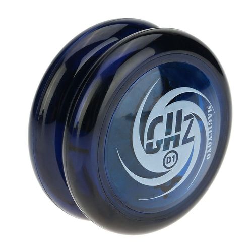 Magic Yoyoy01-Yoyo Classique En Alliage D'aluminium Et Mtal Avec Ficelle Rotative,10 Boules En Acier Inoxydable,Roulement Kk - Type D1 Blue