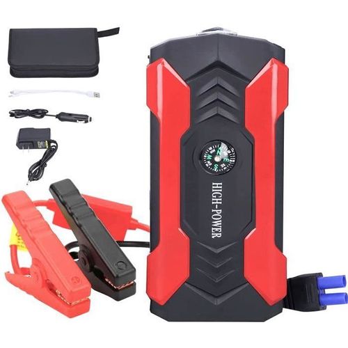 Booster Batterie,600A 20000mAh Portable Jump Starter, Démarrage De