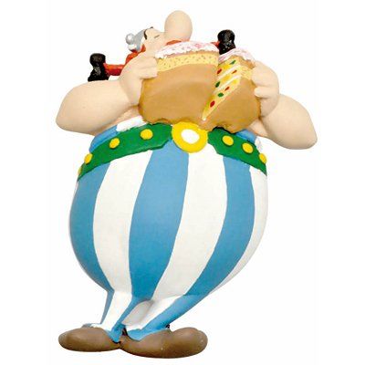 Magnet Asterix Et Obelix Obelix Avec Son Gateau Rakuten