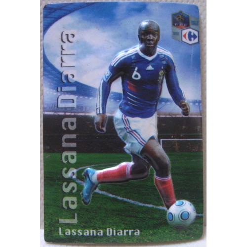 Magnet  - Lassana Diarra - quipe De France De Football  2010 - Carrefour -