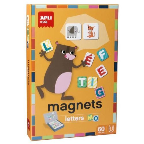 Magnets Lettres Et Animaux Dans 6 Langues Diffrentes - Apli Agipa