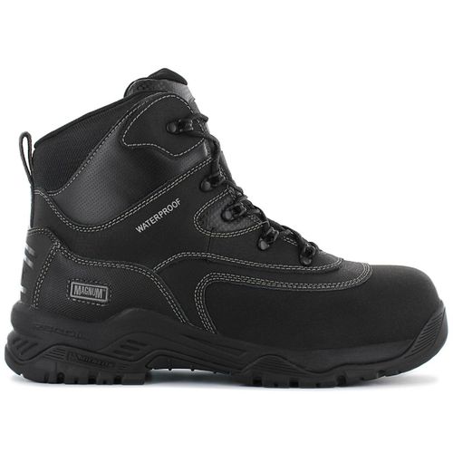 Magnum Broadside 6.0 S3 Ct Cp Wp - Hommes Arbeits Sicherheits Bottes Boots Noir M801552-021 - 45