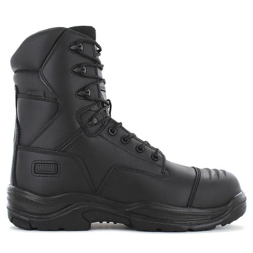 Magnum Precision Rigmaster 8.0 S3 Sz Ct Cp Wp - Hommes Arbeits Sicherheits Bottes Boots Noir M801365-021 - 46