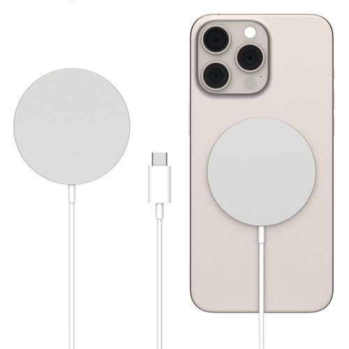Magsafe Chargeur, Certifi Mfi Chargeur Rapide Sans Fil Magntique Usb C 15w, Type C Chargeur Induction Compatible Avec Iphone 15/15 Plus/15 Pro/15 Pro Max/14/13/12 (1 Mtre)
