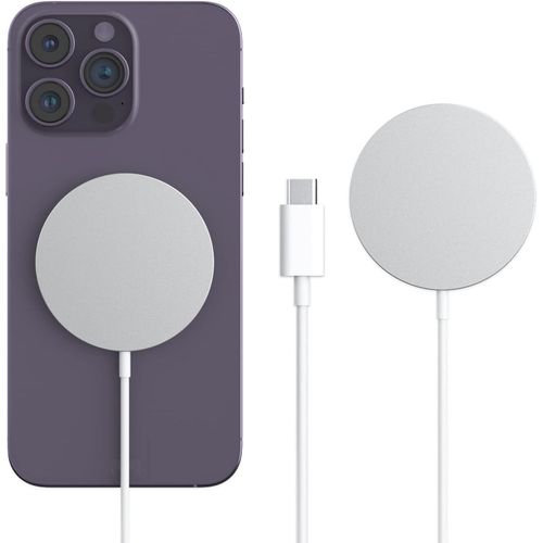Magsafe Chargeur, Certifi Mfi Chargeur Rapide Sans Fil Magntique Usb C 15w, Type C Chargeur Induction Compatible Avec Iphone 15/15 Plus/15 Pro/15 Pro Max/14/14 Plus/13/13 Pro/12/12 Mini.[F1623]