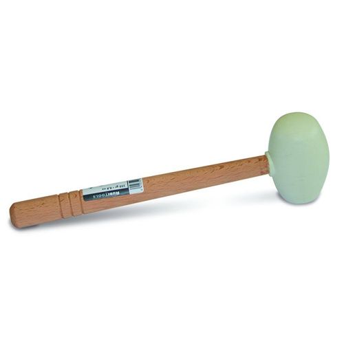 Maillet Caoutchouc Rubi Plat Et Rond - Blanche - 750 Gr
