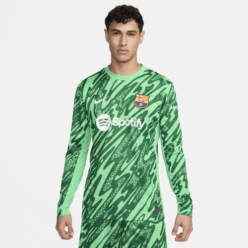 Maillot  Manches Longues Replica Nike Football Fc Barcelone 2024/25 Stadium Gardien De But Pour Homme - Vert - M