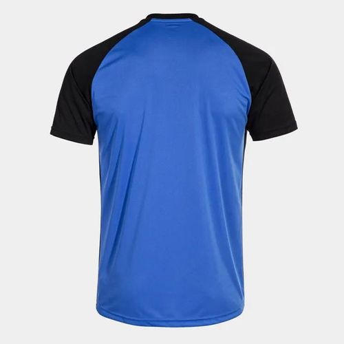 Maillot Col En V - Joma - Tiger Vi - Bleu - Manches Courtes - Respirant