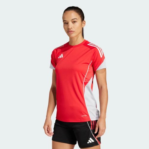 Maillot D'Entranement Tiro 25 Competition Adidas - Pure Ruby / Team Grey Four - S