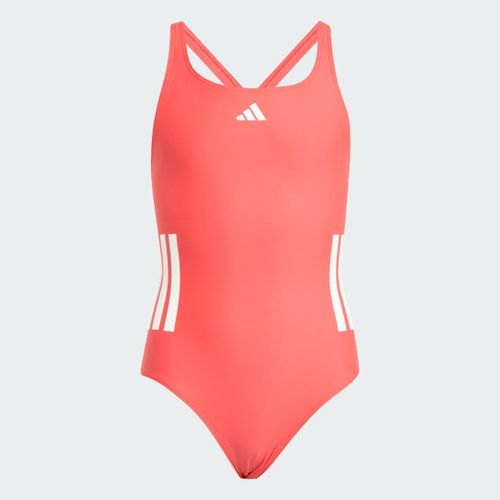 Maillot De Bain 3 Bandes Dos En C Enfants Adidas Performance Kqx25 - 7-8 Ans
