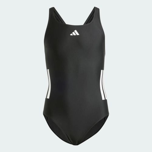 Maillot De Bain 3 Bandes Dos En C Enfants Adidas Performance Kqx25 - 9-10 Ans