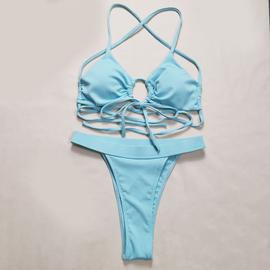 Maillot de bain deux pi ces pour femmes mode Sexy ajour