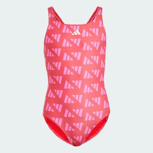 Maillot De Bain Dos En V Graphisme Logo Enfants Adidas Performance Ktj45 - 9-10 Ans